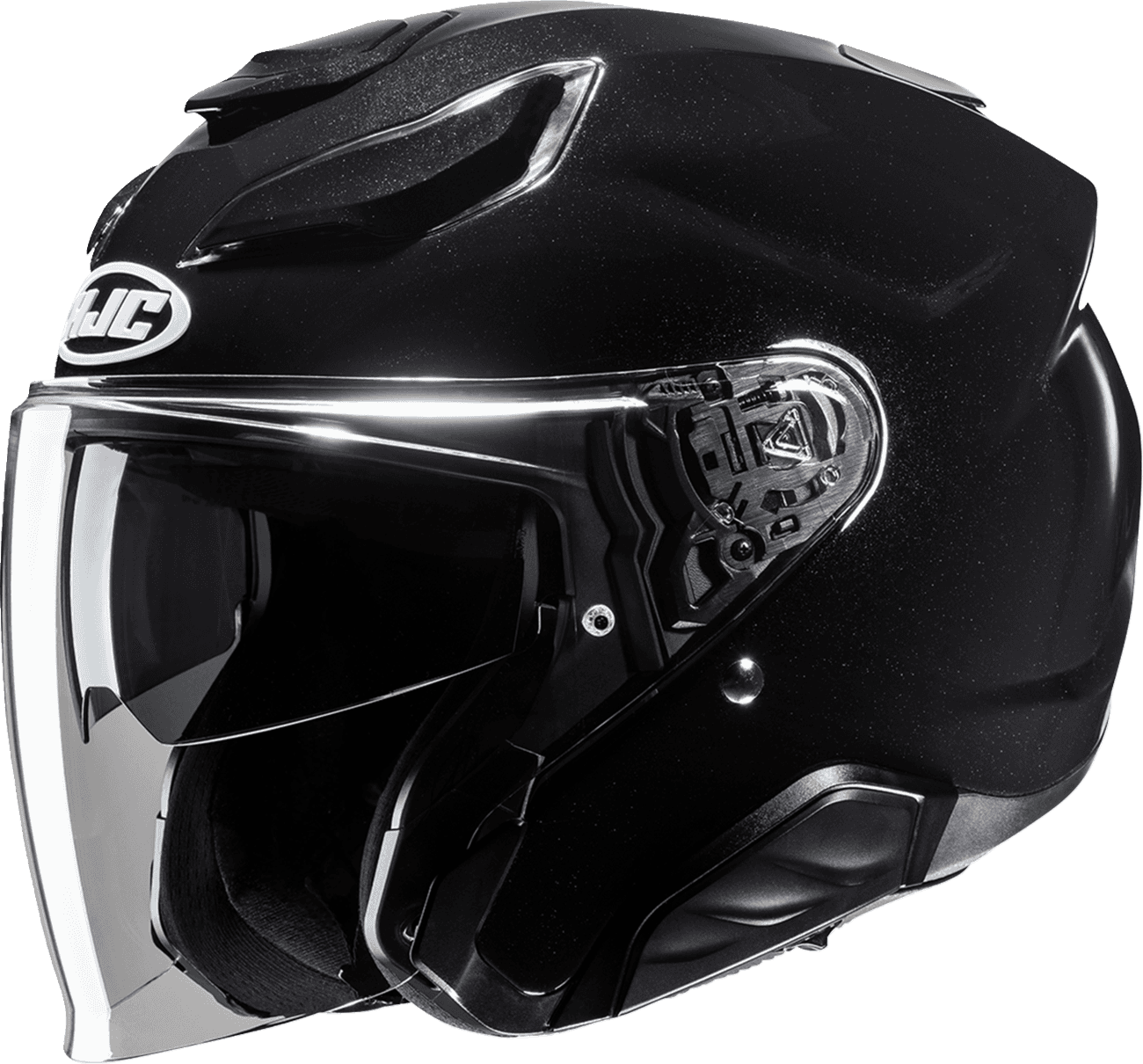 HJC 0104-3733 F31 Helmet - Solid - Black - Large