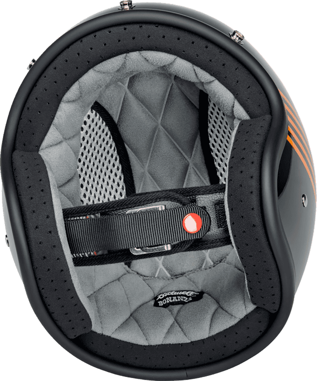 BILTWELL 01043926 Bonanza Helmet - Lightspeed - Gloss Black/Orange/Yellow - 2XL — image 2 of 8