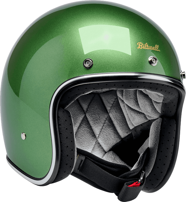 BILTWELL 01043935 Bonanza Helmet - Metallic Irish Green - Medium — image 3 of 8