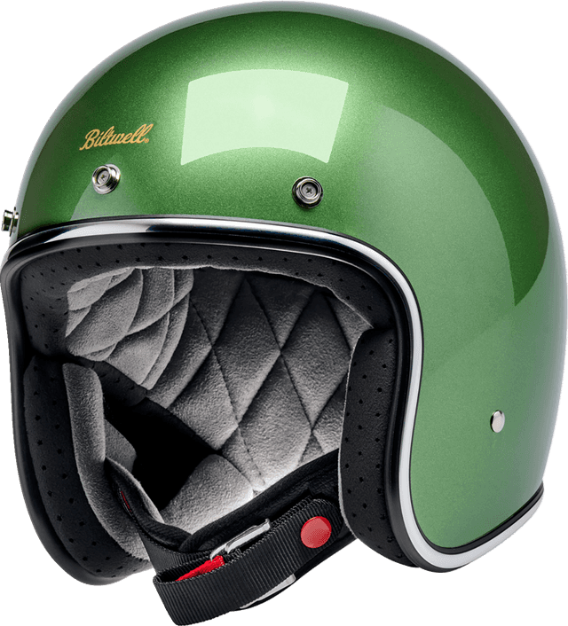 BILTWELL 01043935 Bonanza Helmet - Metallic Irish Green - Medium — image 1 of 8