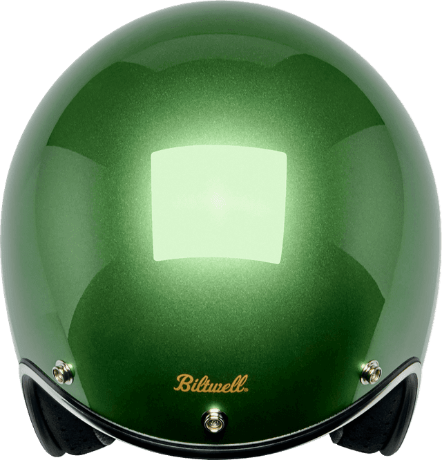 BILTWELL 01043936 Bonanza Helmet - Metallic Irish Green - Large — image 2 of 8