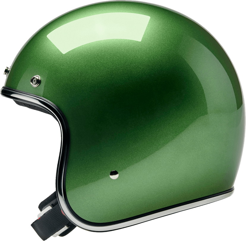 BILTWELL 01043937 Bonanza Helmet - Metallic Irish Green - XL — image 1 of 8