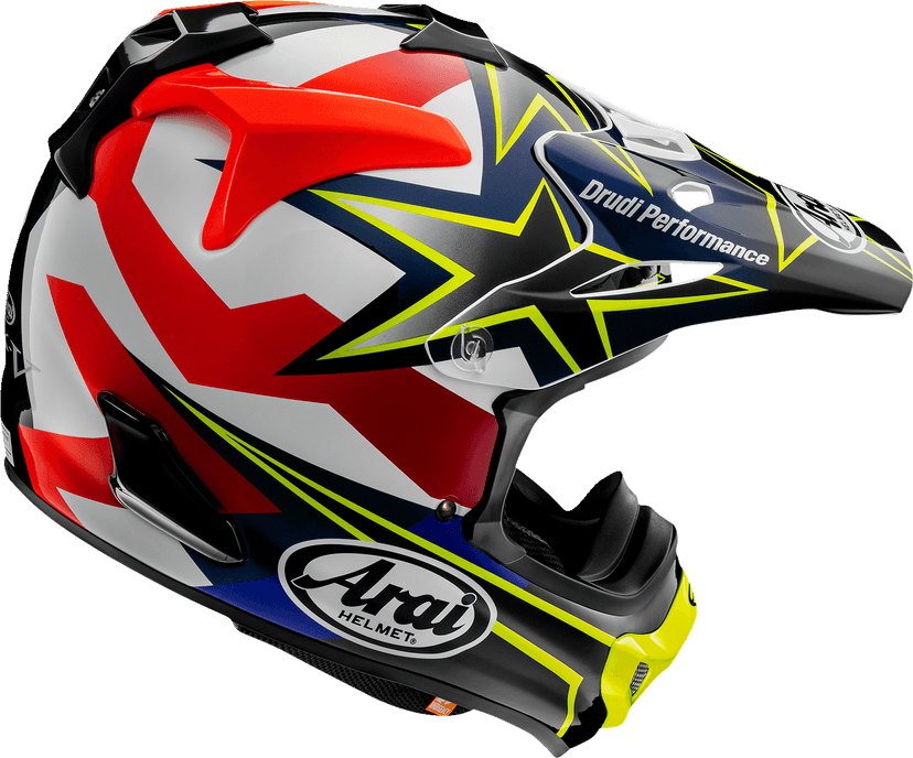 ARAI HELMETS 0110-8201 VX-Pro4 Helmet - Stars & Stripes - Yellow - XS — image 2 of 2