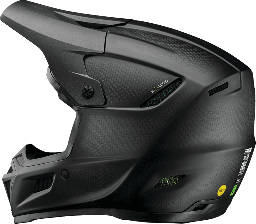 THOR 0110-8766 Reflex Sport Carbon Helmet - Stealth - MIPS® - Black - Large — image 2 of 4