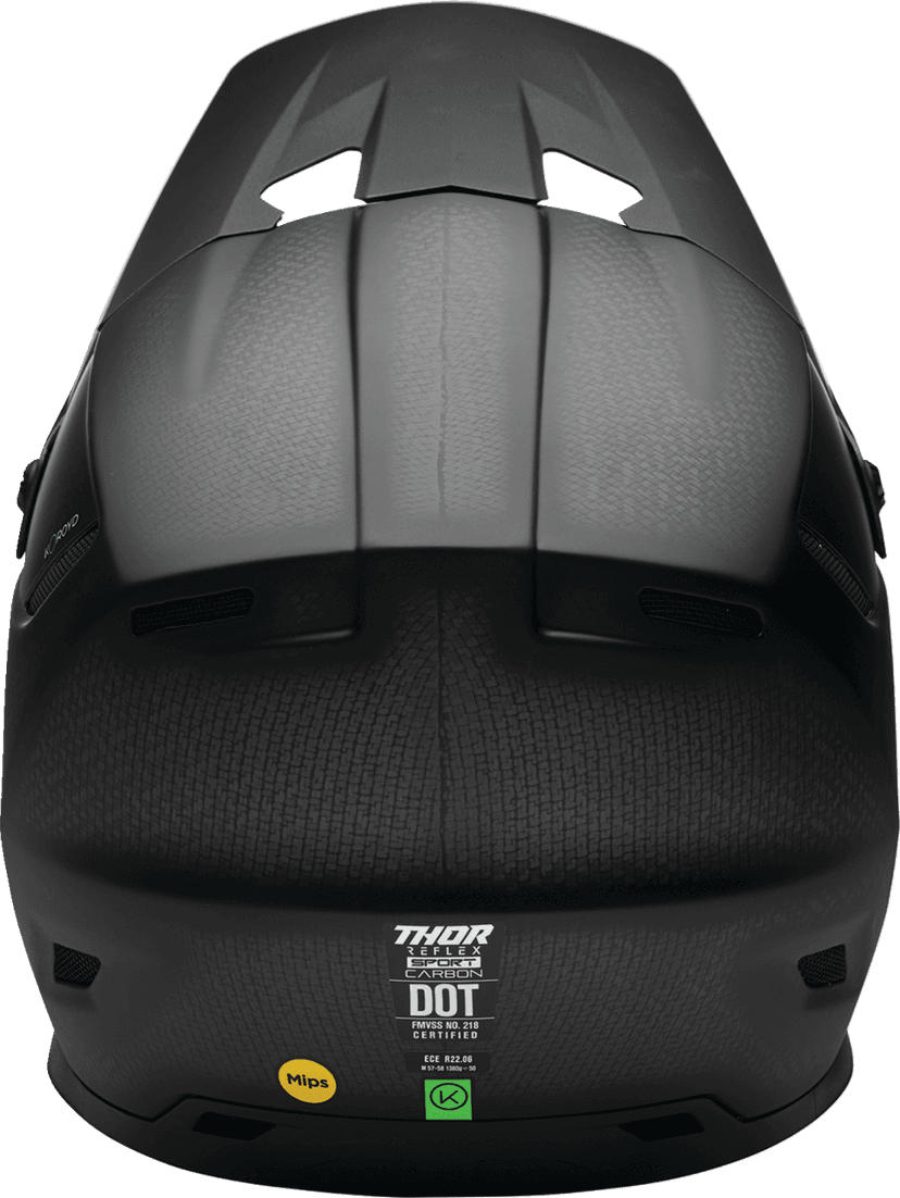 THOR 0110-8766 Reflex Sport Carbon Helmet - Stealth - MIPS® - Black - Large — image 3 of 4