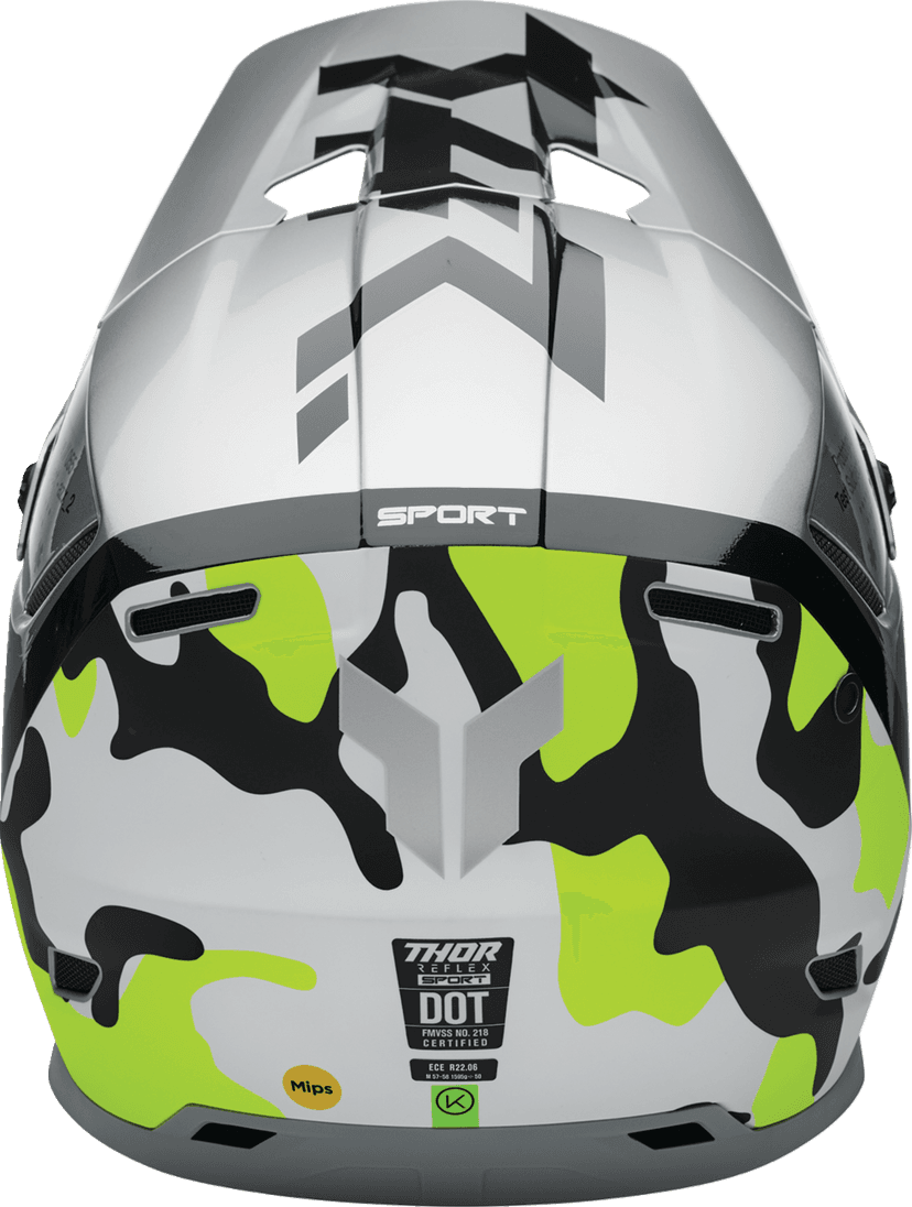THOR 0110-8769 Reflex Sport Helmet - Riot - MIPS® - Gray/Acid - XS — image 3 of 4
