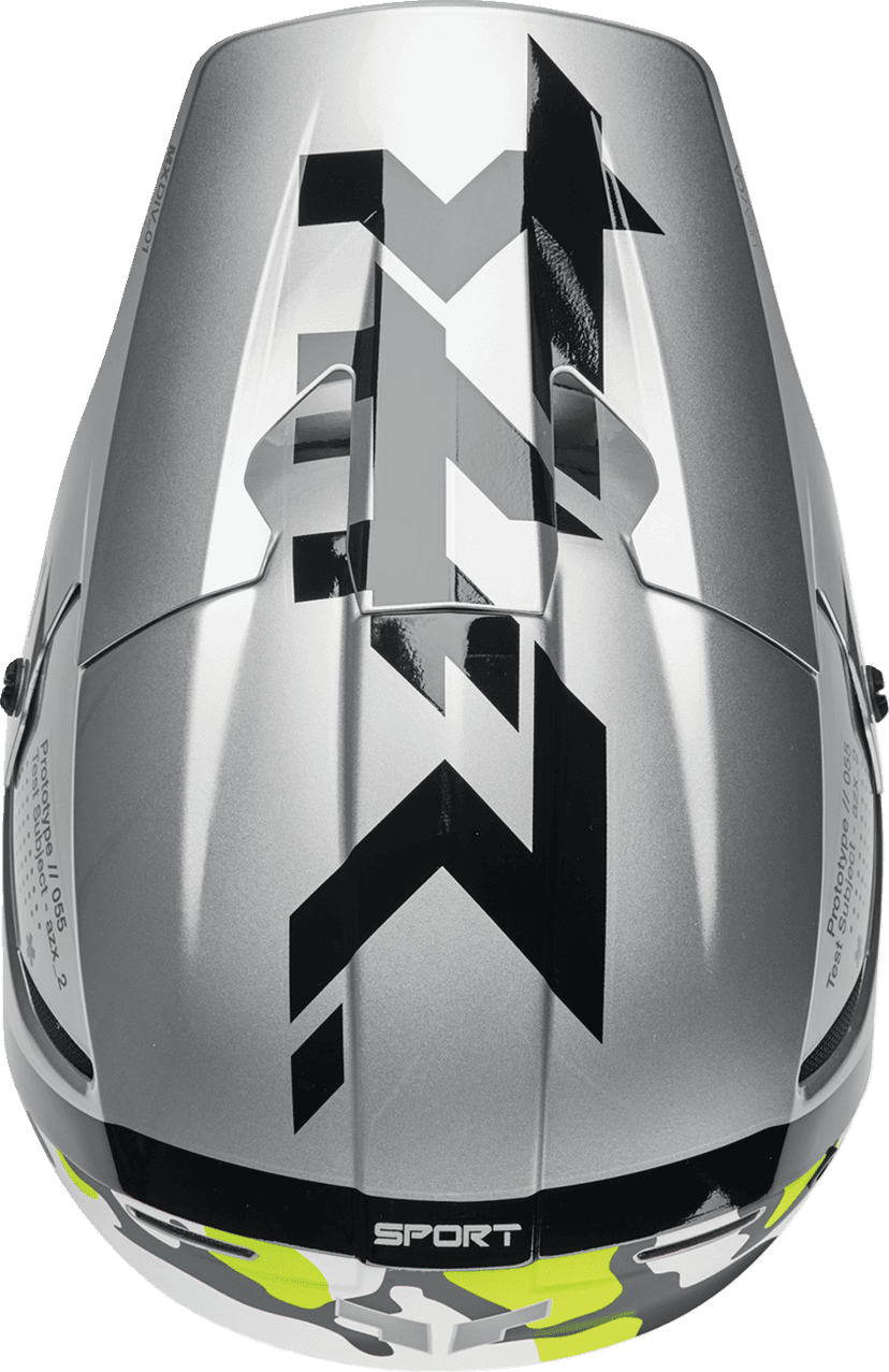 THOR 0110-8770 Reflex Sport Helmet - Riot - MIPS® - Gray/Acid - Small — image 4 of 4