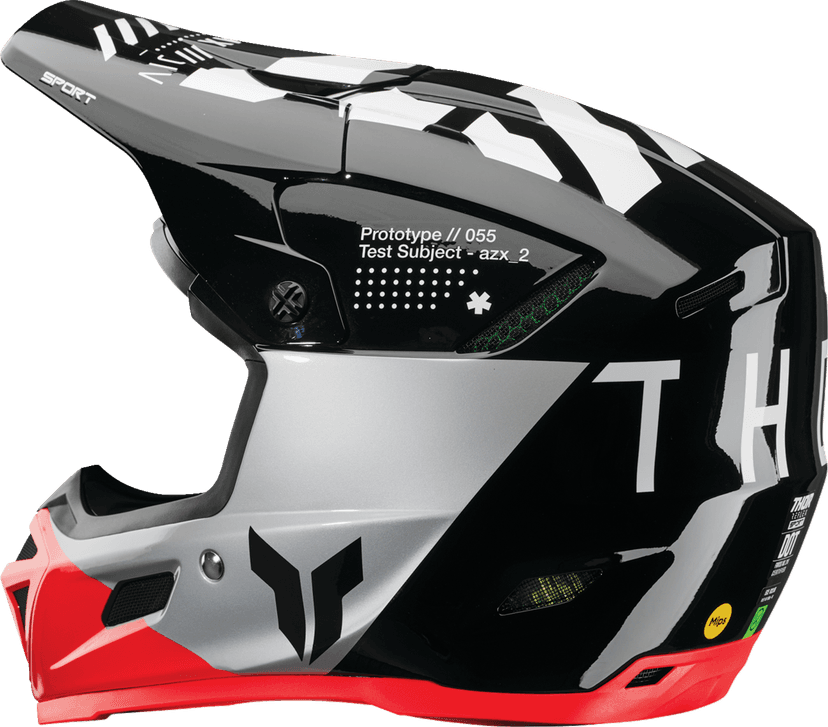 THOR 0110-8786 Reflex Sport Helmet - Strike - MIPS® - Black/Red - 2XL — image 2 of 5