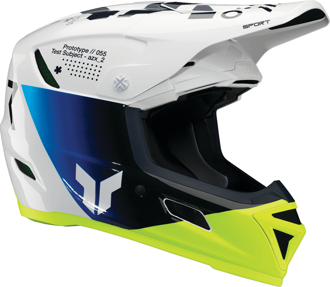THOR 0110-8787 Reflex Sport Helmet - Strike - MIPS® - Navy/Acid - XS