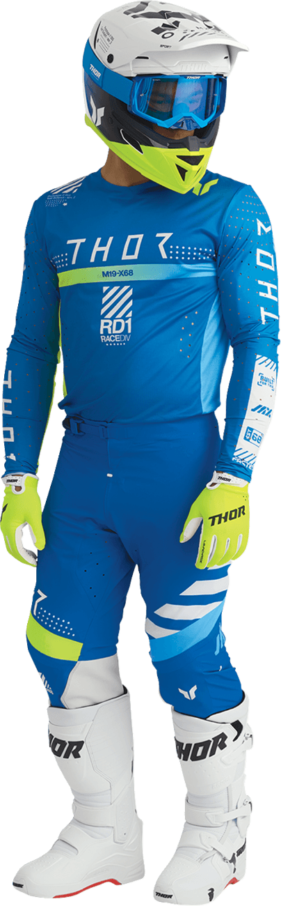 THOR 0110-8788 Reflex Sport Helmet - Strike - MIPS® - Navy/Acid - Small — image 4 of 9