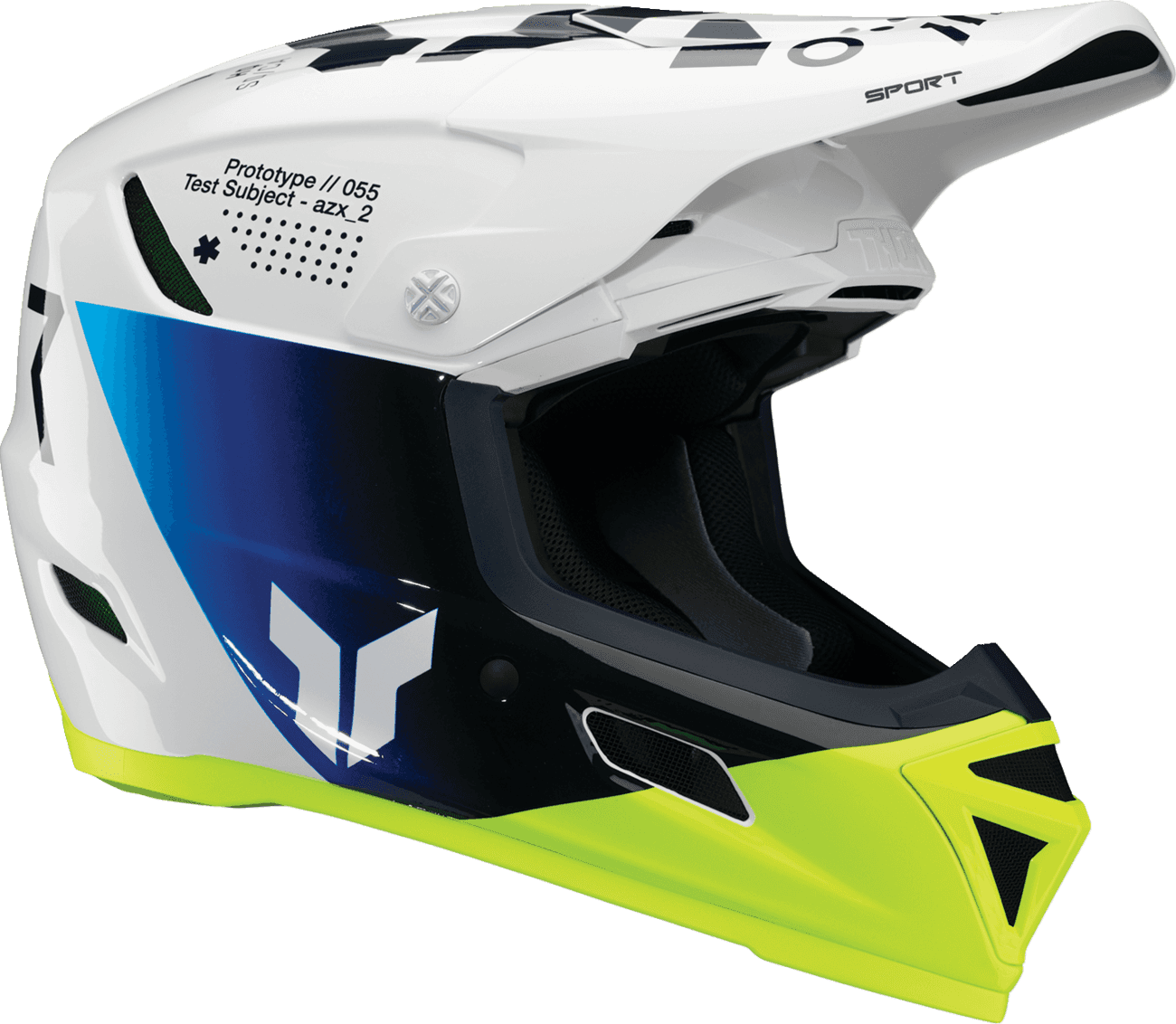 THOR 0110-8790 Reflex Sport Helmet - Strike - MIPS® - Navy/Acid - Large