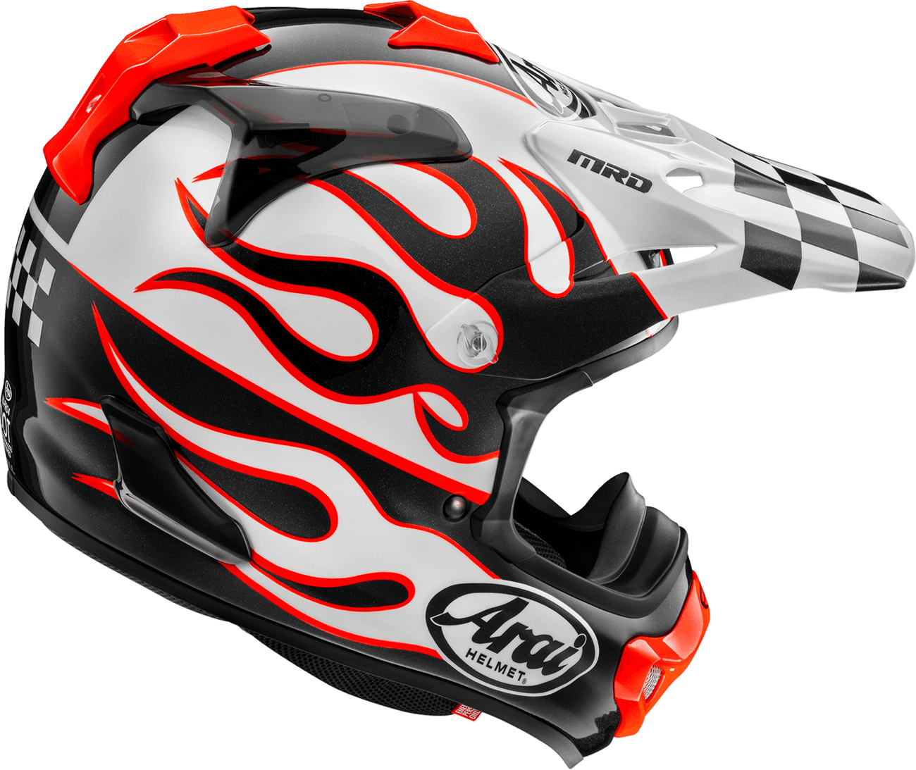 ARAI HELMETS 0110-8953 VX-Pro4 Helmet - Flame - White - XS