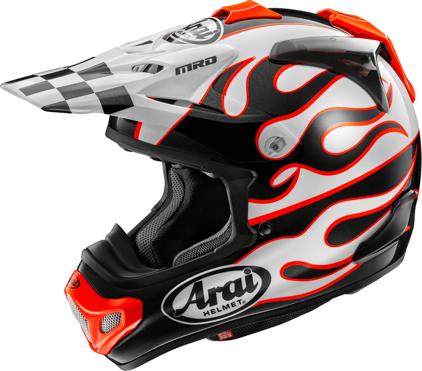 ARAI HELMETS 0110-8953 VX-Pro4 Helmet - Flame - White - XS — image 2 of 2