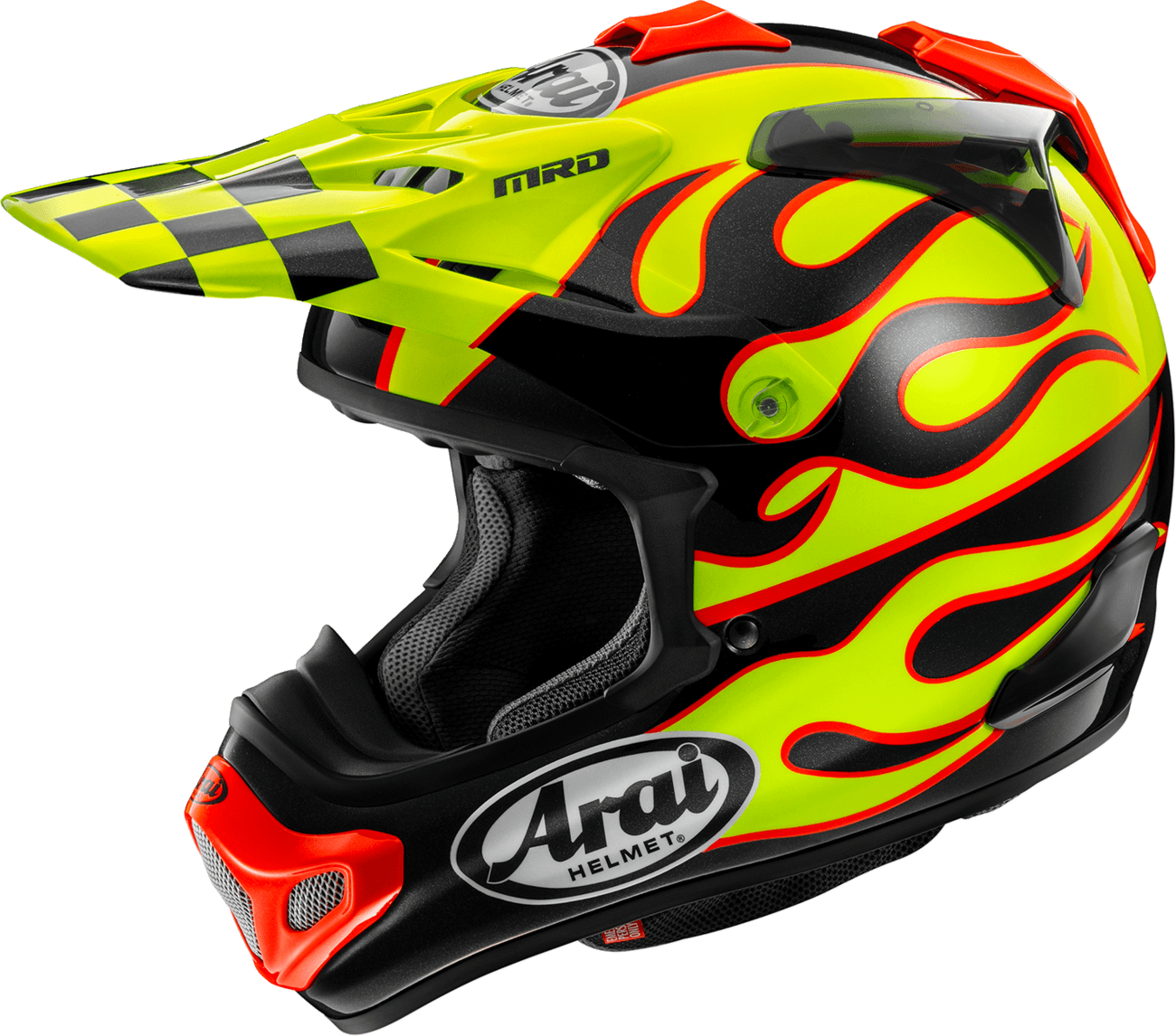 ARAI HELMETS 0110-8963 VX-Pro4 Helmet - Flame - Yellow - XL