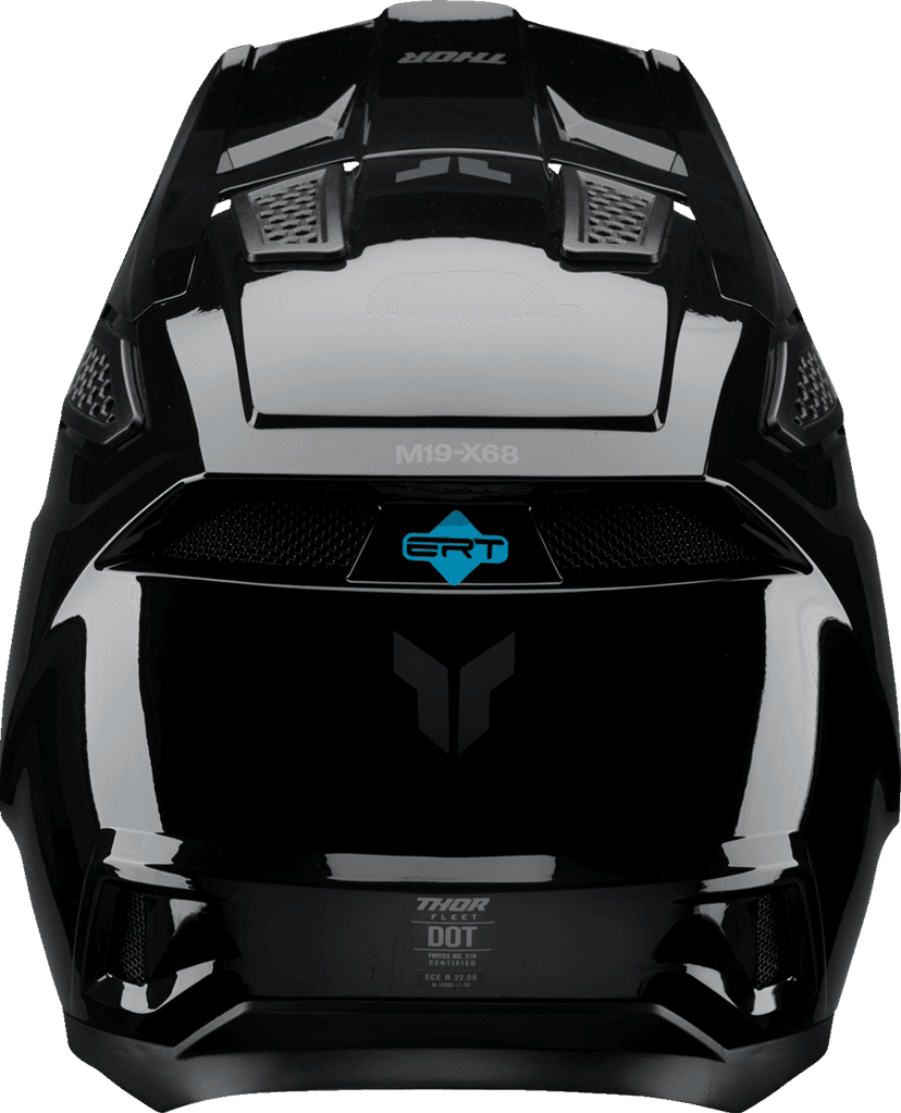 THOR 0110-8968 Fleet Helmet - Blackout - Gloss Black - XL — image 2 of 4
