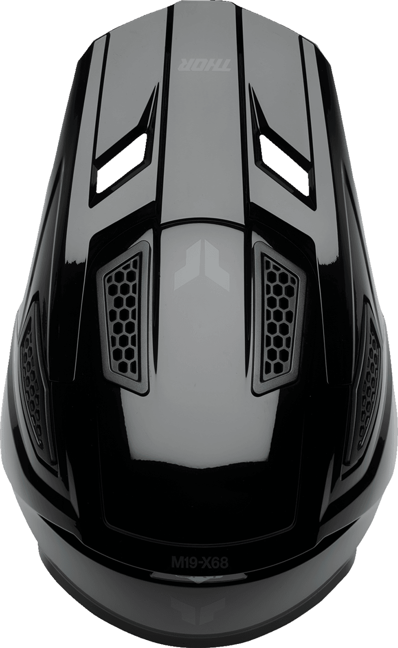 THOR 0110-8969 Fleet Helmet - Blackout - Gloss Black - 2XL — image 4 of 4
