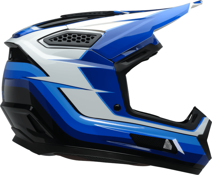 Z1R 0110-9332 Dirt Maxx Helmet - Vortex - Blue/White - XL — image 3 of 4