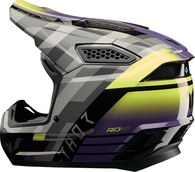 THOR 01109414 Fleet Helmet - Camber - Black/Purple - Large — image 2 of 4