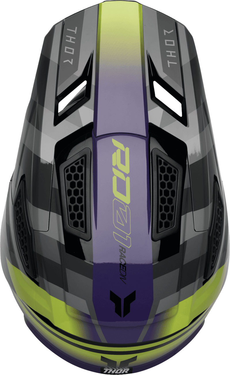 THOR 01109416 Fleet Helmet - Camber - Black/Purple - 2XL — image 4 of 4