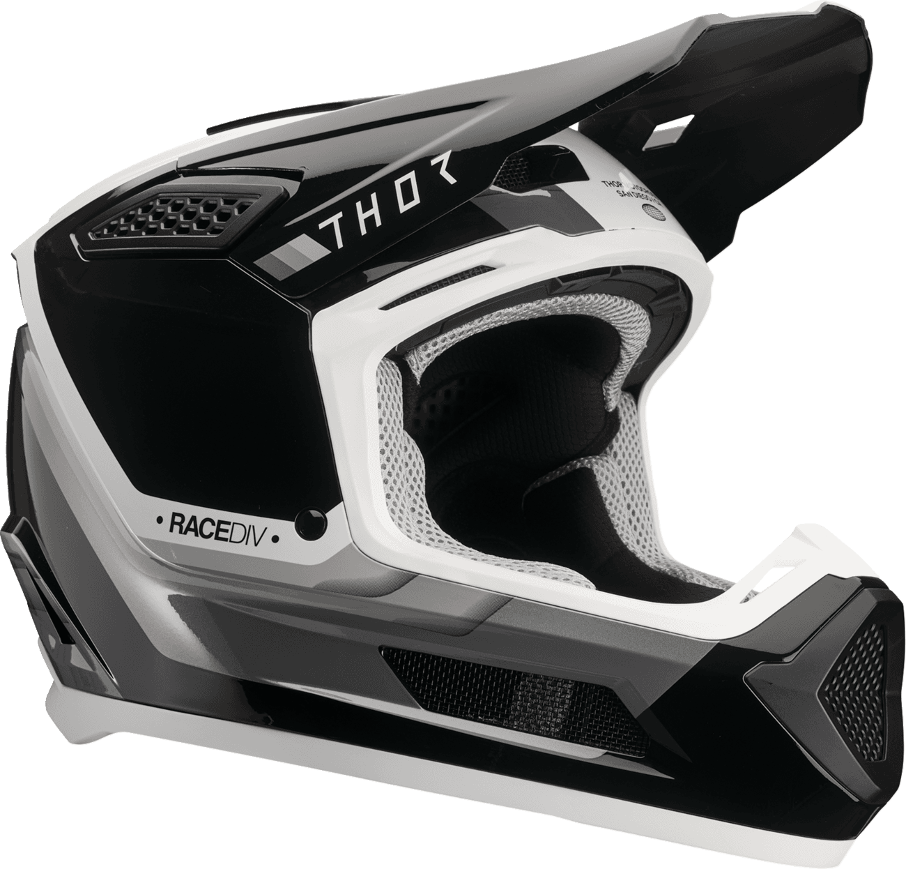 THOR 01109434 Fleet Helmet - Defy - Black/White - 2XL