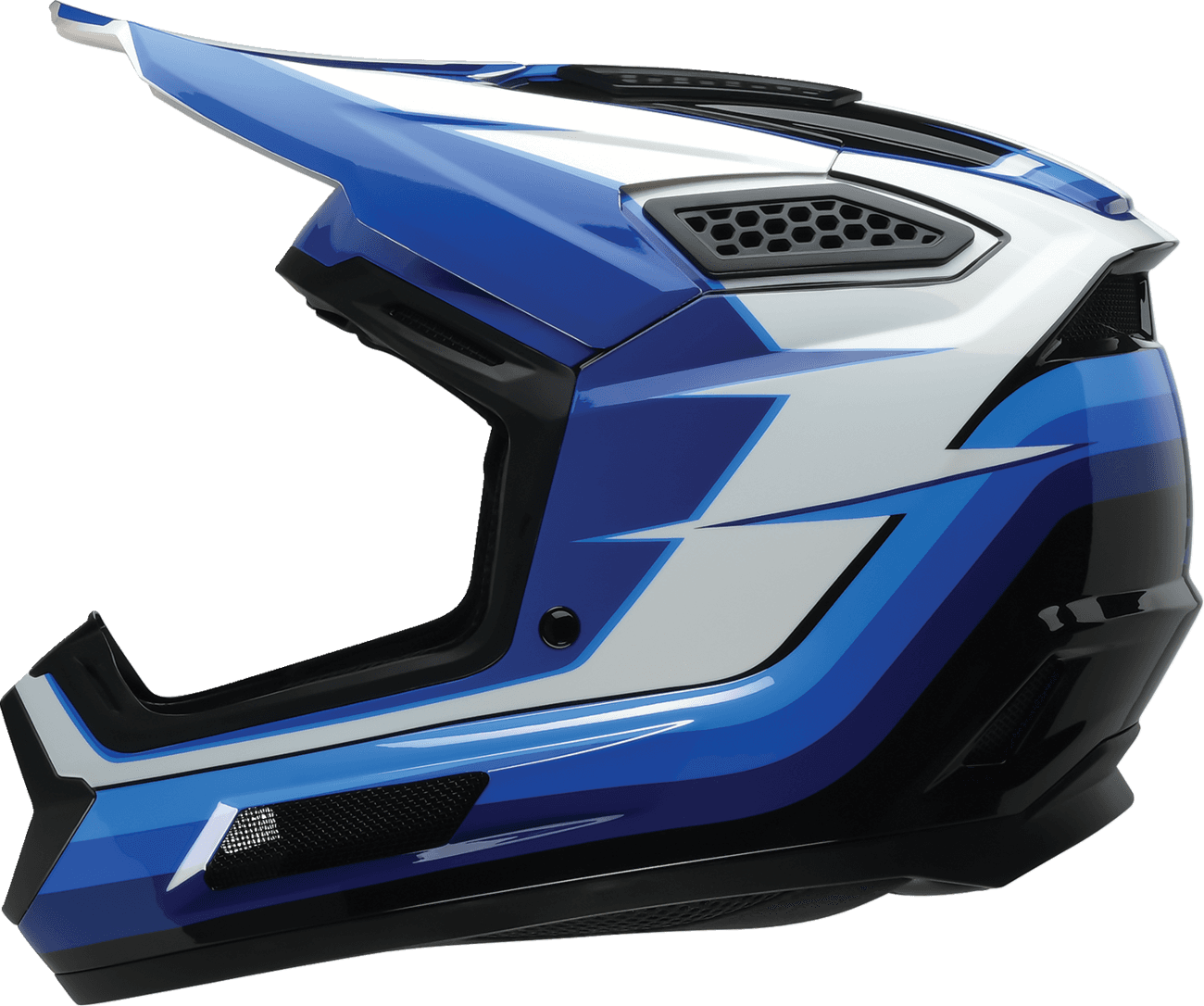 Z1R 0110-9697 Dirt Maxx Helmet - Vortex - Blue/White - Medium