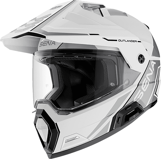 SENA 0110-9874 Outlander Helmet - Gloss White - 2XL — image 1 of 2