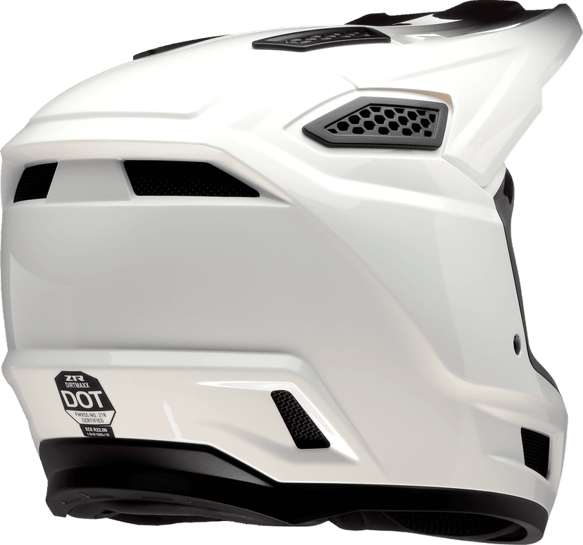 Z1R 01109930 Dirt Maxx Helmet - Solid - White - 2XL — image 3 of 4