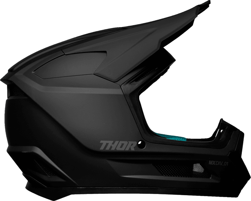 THOR 0111-1674 Youth Fleet Helmet - Blackout - Small — image 3 of 5