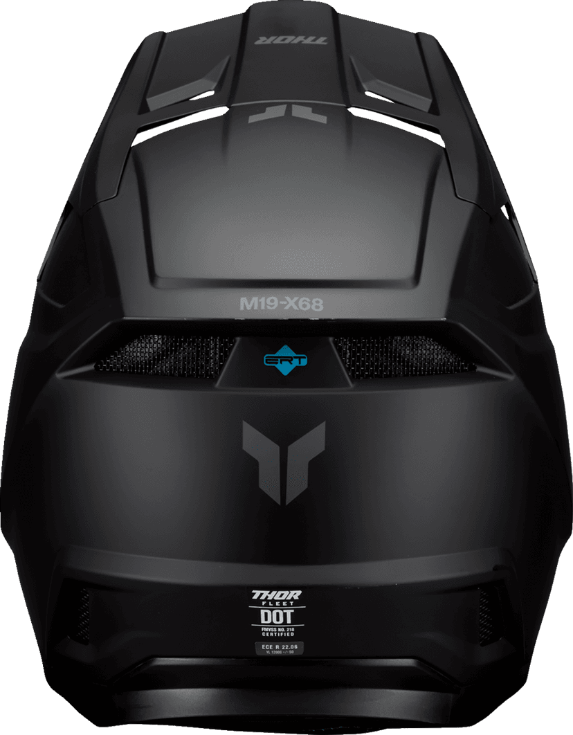 THOR 0111-1675 Youth Fleet Helmet - Blackout - Medium — image 4 of 5