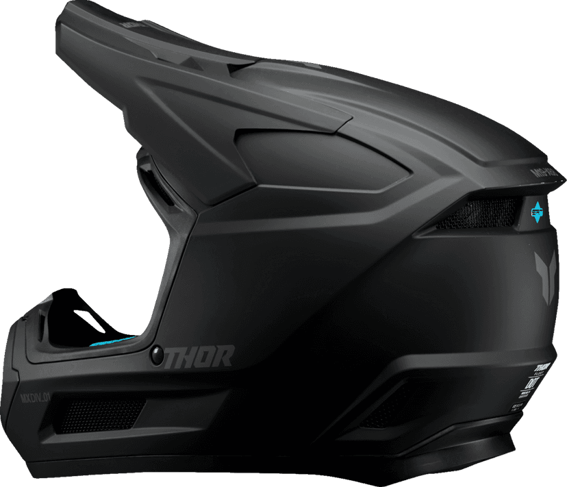 THOR 0111-1675 Youth Fleet Helmet - Blackout - Medium — image 2 of 5