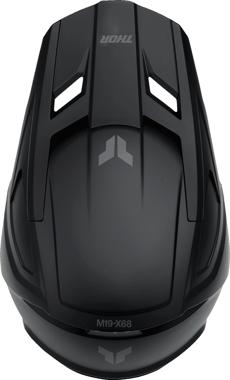 THOR 0111-1675 Youth Fleet Helmet - Blackout - Medium — image 5 of 5