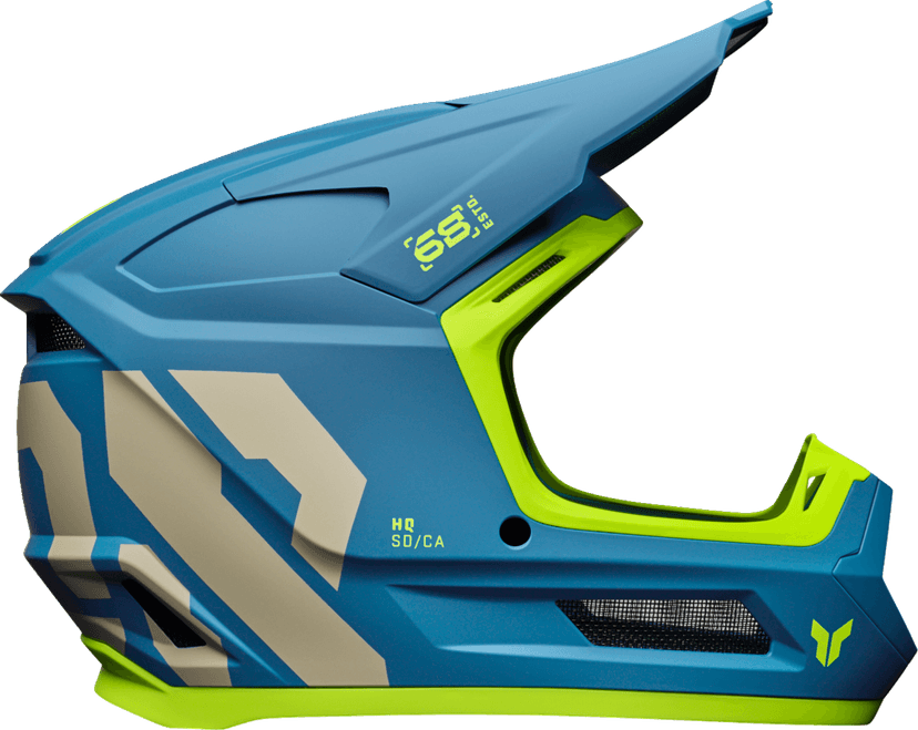 THOR 0111-1680 Youth Fleet Helmet - Forge - Blue - Small — image 2 of 5