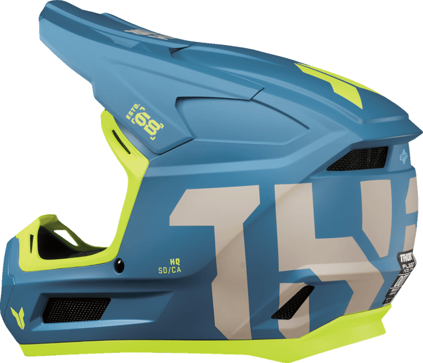 THOR 0111-1680 Youth Fleet Helmet - Forge - Blue - Small — image 4 of 5