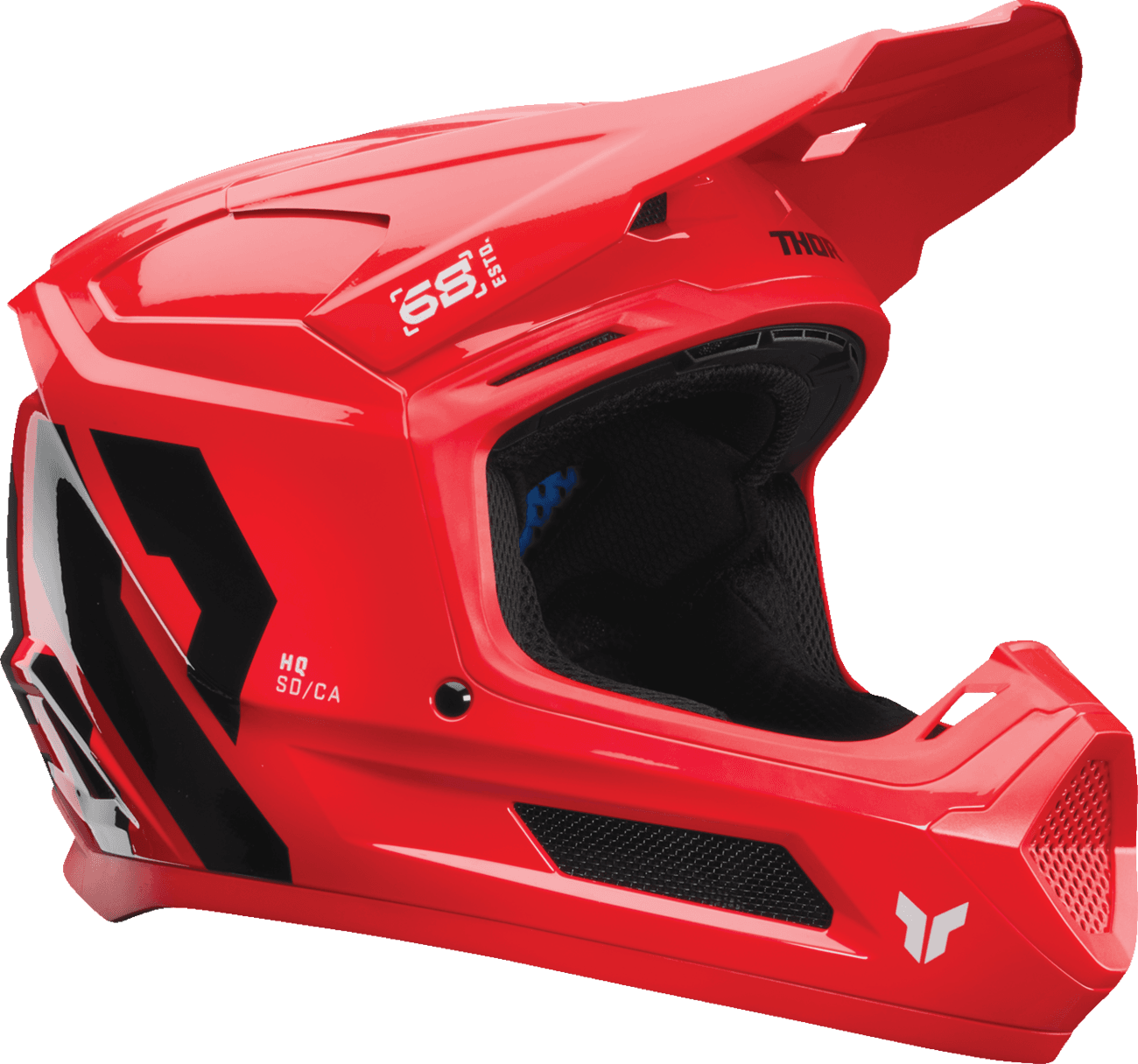 THOR 0111-1683 Youth Fleet Helmet - Forge - Red - Small