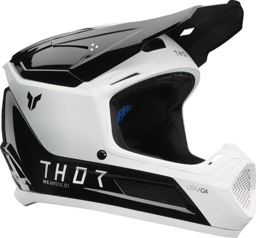 THOR 0111-1686 Youth Fleet Helmet - Storm - Black/White - Small — image 1 of 5