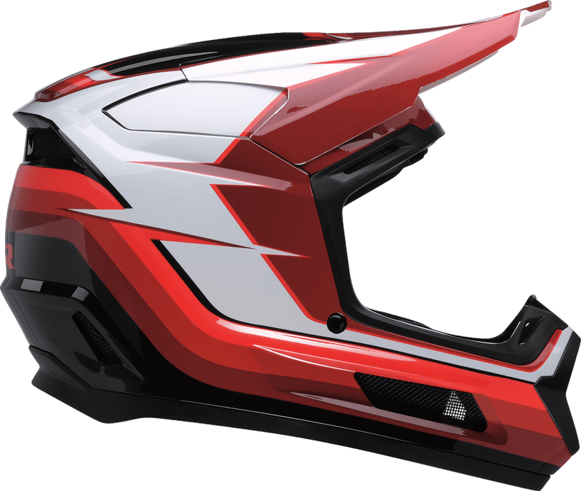 Z1R 0111-1718 Youth Dirt Maxx Helmet - Vortex - Red/White - Medium — image 3 of 4