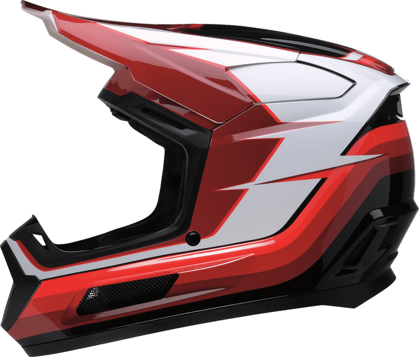 Z1R 0111-1719 Youth Dirt Maxx Helmet - Vortex - Red/White - Large — image 1 of 4
