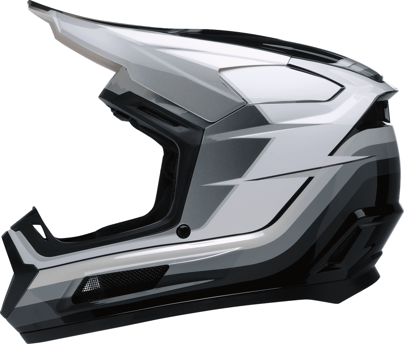 Z1R 0111-1727 Youth Dirt Maxx Helmet - Vortex - Black/White/Gray - Large