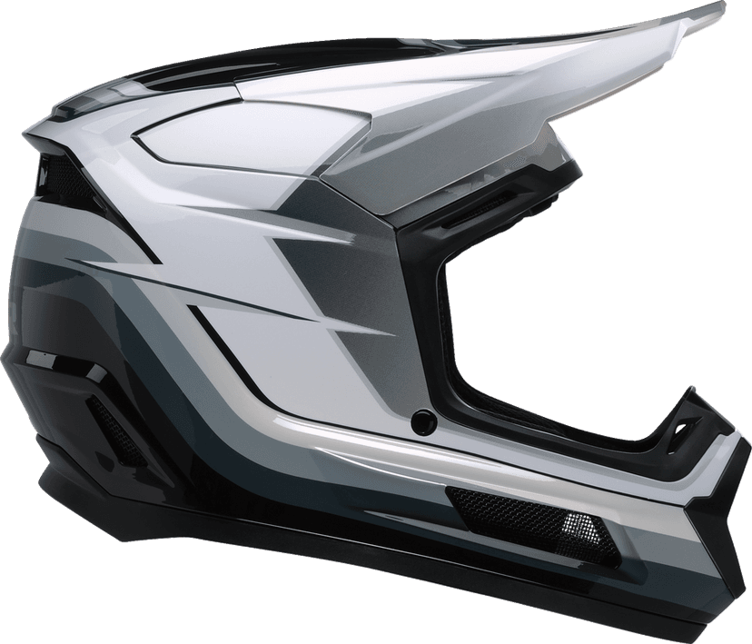 Z1R 0111-1727 Youth Dirt Maxx Helmet - Vortex - Black/White/Gray - Large — image 3 of 4