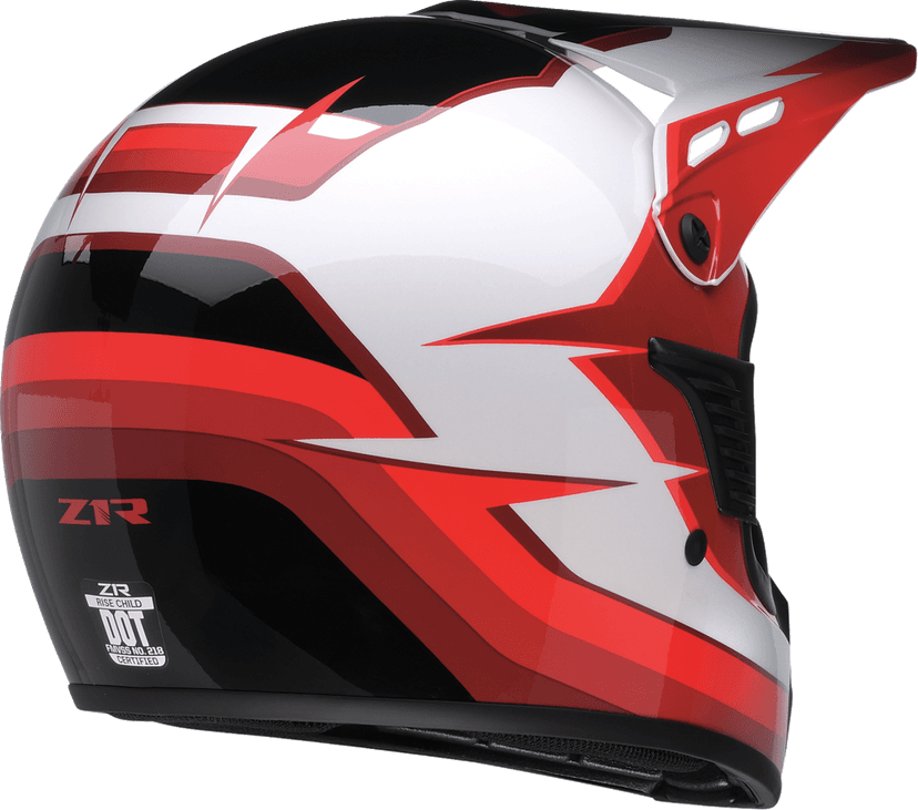 Z1R 0111-1741 Child Dirt Maxx Helmet - Vortex - Red/White - S/M — image 2 of 4