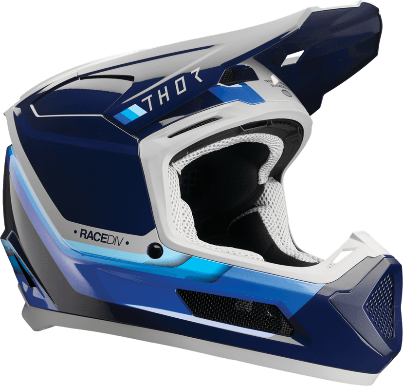 THOR 01111763 Youth Fleet Helmet - Defy - Blue/Gray - Medium — image 1 of 4