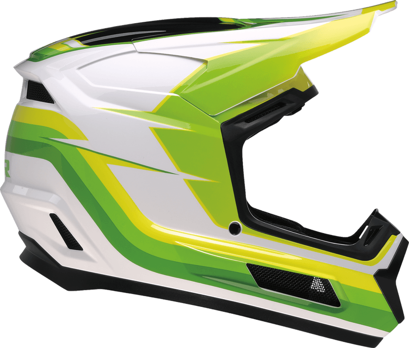 Z1R 01111894 Youth Dirt Maxx - Vortex - White/Green - Medium — image 3 of 4