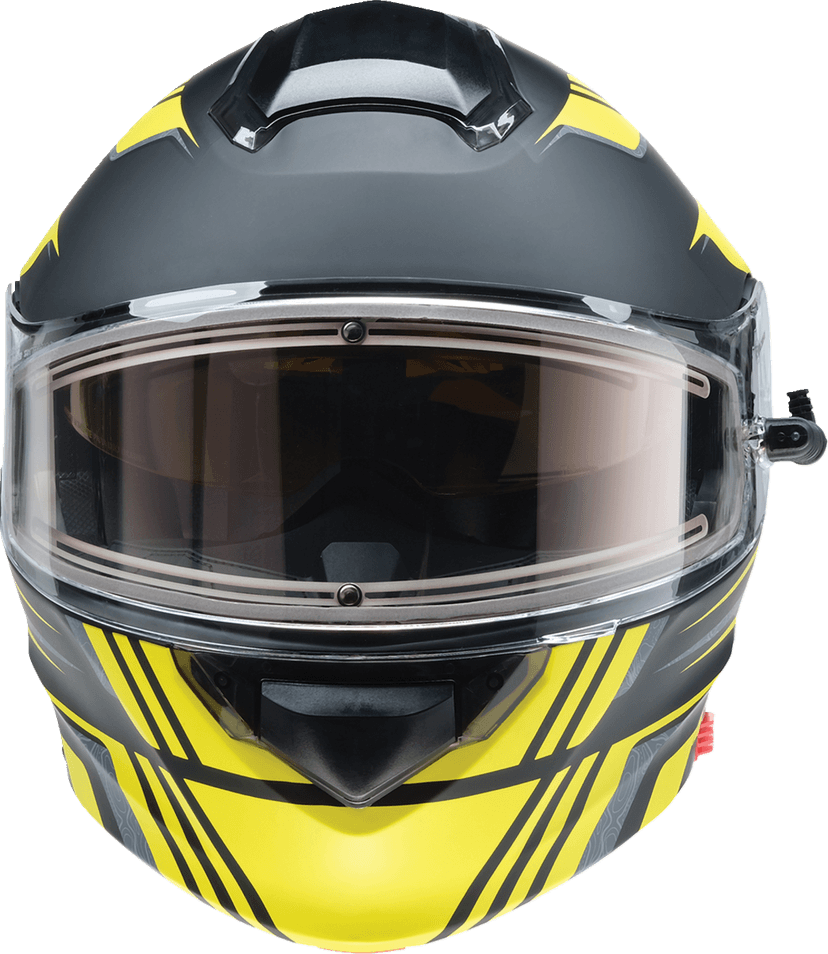 Z1R 0120-0839 Solaris 2.0 Helmet - First Tracks - Electric - Dual Pane - Black/Hi-Viz - Medium — image 8 of 8