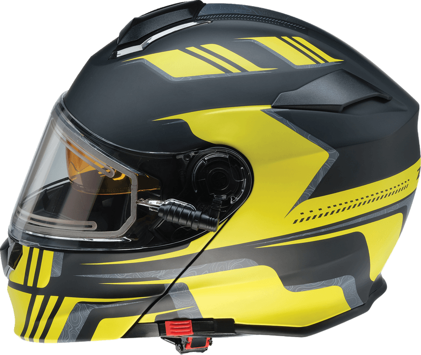 Z1R 0120-0840 Solaris 2.0 Helmet - First Tracks - Electric - Dual Pane - Black/Hi-Viz - Large — image 6 of 8