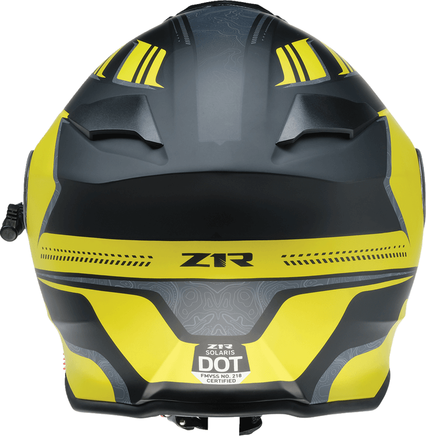 Z1R 0120-0840 Solaris 2.0 Helmet - First Tracks - Electric - Dual Pane - Black/Hi-Viz - Large — image 4 of 8