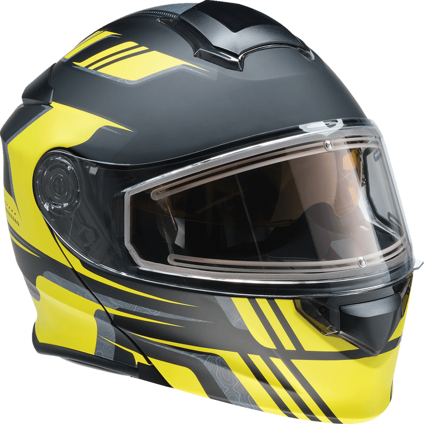 Z1R 0120-0841 Solaris 2.0 Helmet - First Tracks - Electric - Dual Pane - Black/Hi-Viz - XL — image 7 of 8