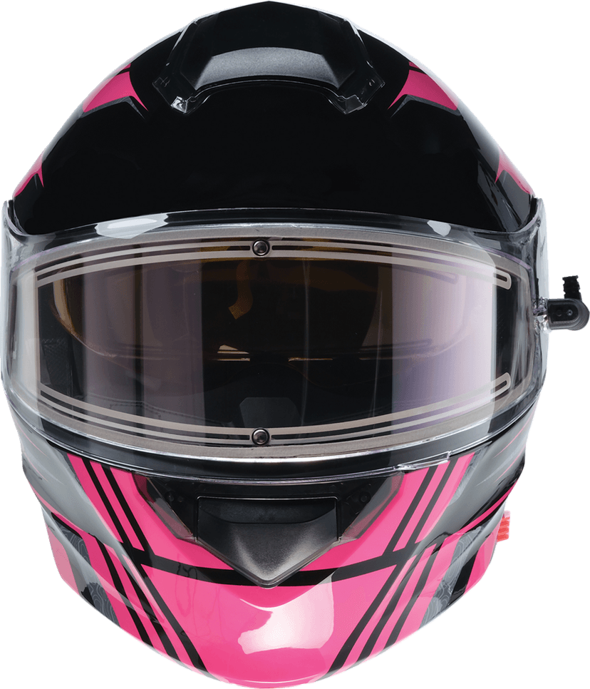 Z1R 0120-0846 Solaris 2.0 Helmet - First Tracks - Electric - Dual Pane - Black/Pink - Large — image 5 of 8