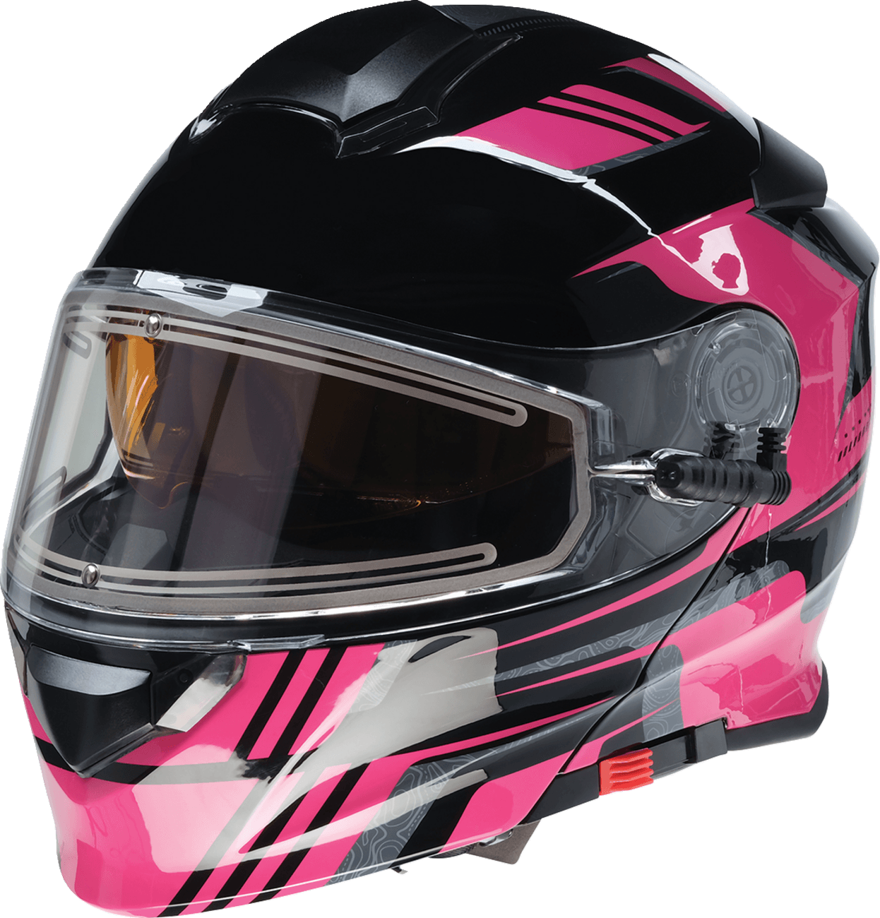Z1R 0120-0847 Solaris 2.0 Helmet - First Tracks - Electric - Dual Pane - Black/Pink - XL