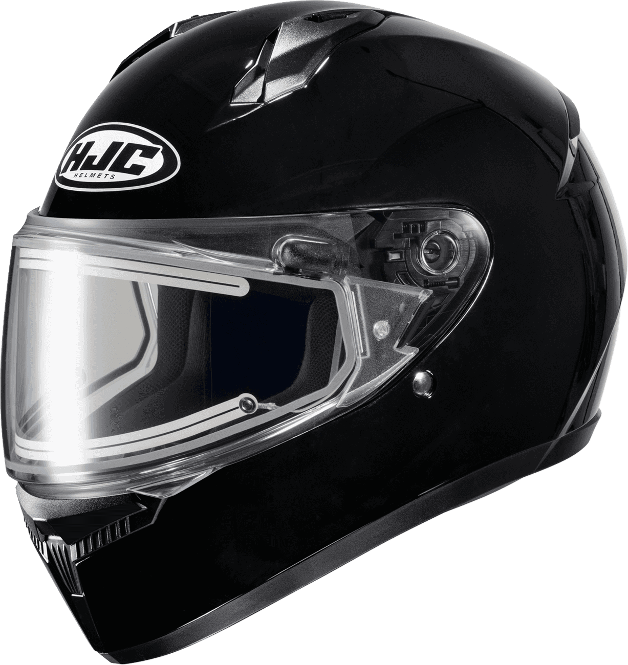 HJC 0120-0971 C10 Snow Helmet - Electric - Solid - Black - Small