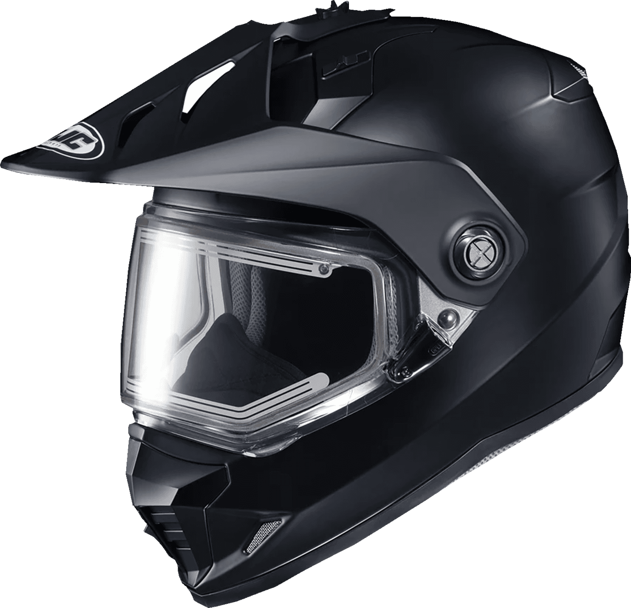 HJC 0121-1475 DS-X1 Snow Helmet - Electric - Solid - Semi-Flat Black - 2XL